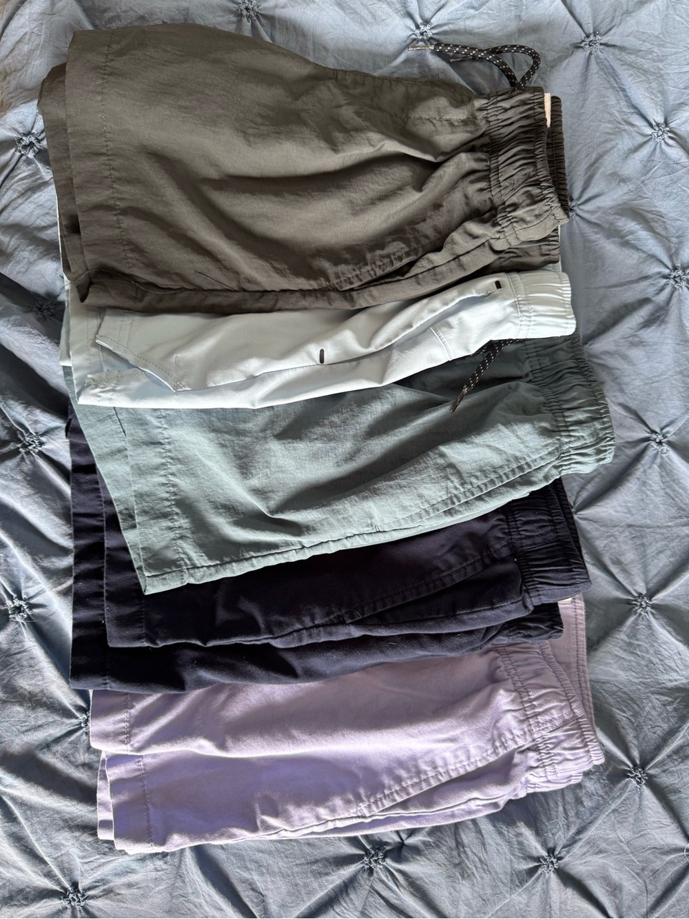 Old Navy Kids Shorts Multi-Pack in Gray, Light Blue, Slate Blue, Navy, Lavender